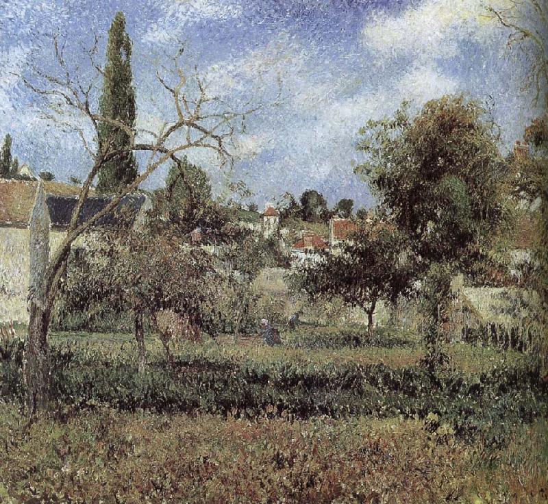 Camille Pissarro garden oil painting picture